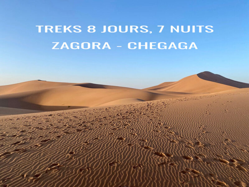 Meharée Maroc - Trek 8 jours et 7 nuits - Zagora - Erg Chegaga